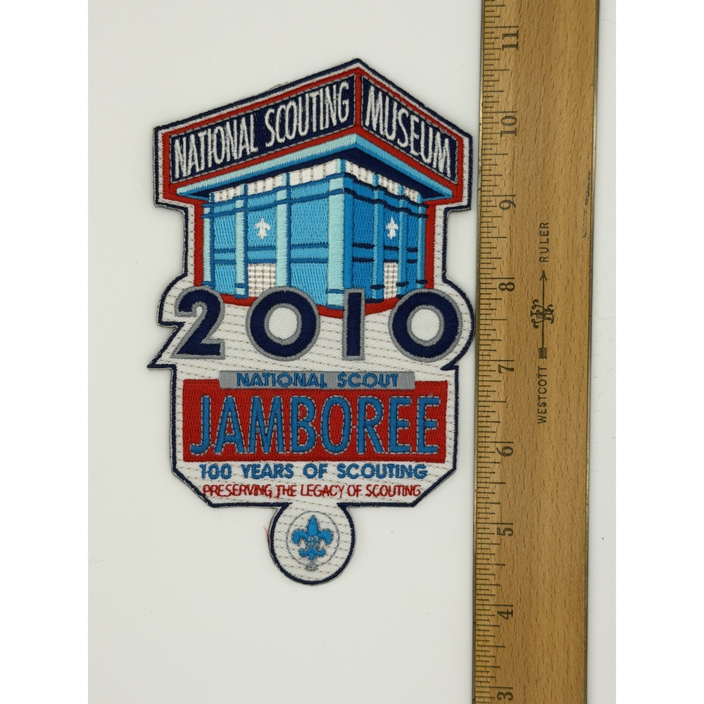 2010 National Scout Jamboree Patch National Scouting Museum 100 Years 10"
